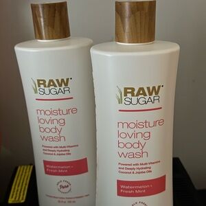 Raw Sugar Moisture Loving Body Wash - Watermelon + Fresh Mint